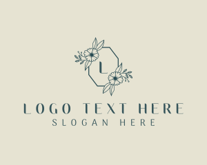 Geometry - Floral Beauty Boutique logo design