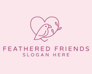 Bird Heart Branch logo design