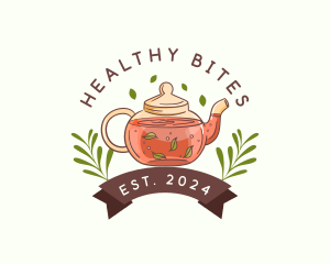 Teapot Herbal Drink logo design