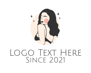 Hairdresser - Sexy Underwear Model logo design