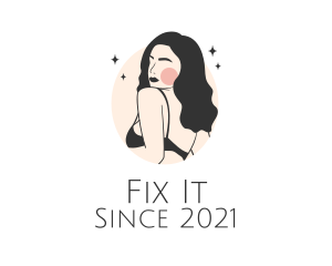 Sexy Underwear Model  logo design