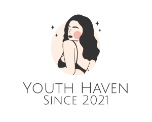 Teenager - Sexy Underwear Model logo design