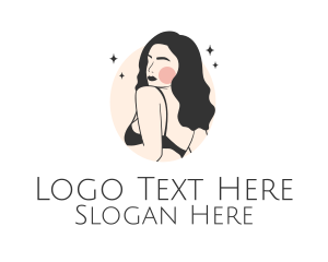 Sexy Underwear Model  Logo