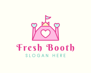 Booth - Princess Castle Play Tent logo design