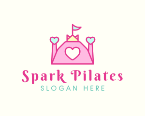 Castle - Princess Castle Play Tent logo design