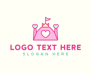 Booth - Princess Castle Play Tent logo design