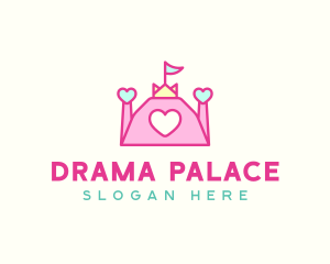 Princess Castle Play Tent logo design