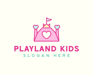 Princess Castle Play Tent logo design