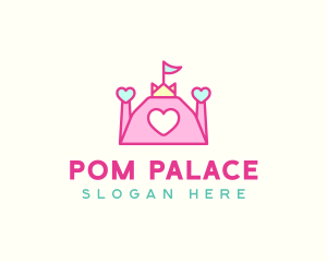 Princess Castle Play Tent logo design