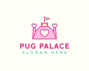 Princess Castle Play Tent logo design