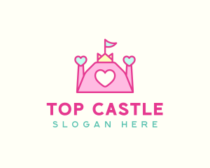 Princess Castle Play Tent logo design