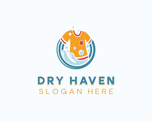 Laundry Clean Wash logo design