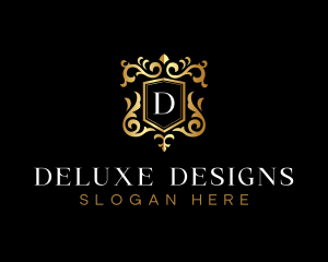 Deluxe - Deluxe Crest Shield logo design