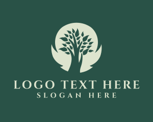 Organic - Environmental Tree Planting logo design
