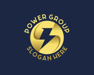 Lightning Speed Power logo design