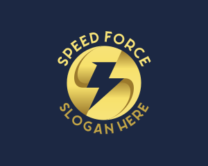 Lightning Speed Power logo design