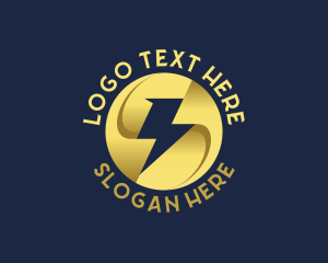 Booster - Lightning Speed Power logo design