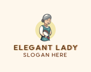 Lady - Housekeeper Lady Maid logo design