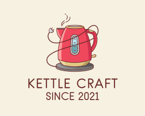 Kettle - Electric Water Heater logo design