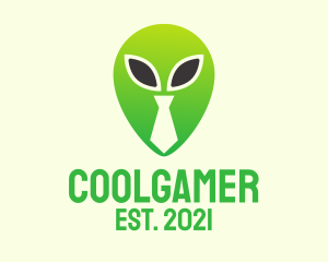Game Stream - Green Alien Tie logo design