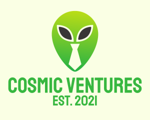 Green Alien Tie  logo design