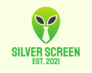 Game Streaming - Green Alien Tie logo design