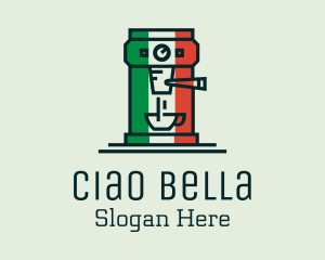 Italian - Italian Coffee Machine logo design