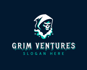 Grim Reaper Vape Smoke logo design