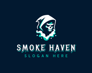 Grim Reaper Vape Smoke logo design