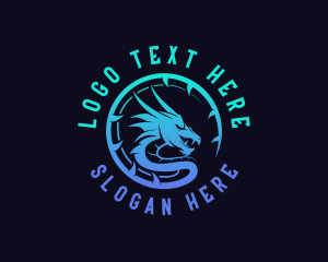 Mythical - Dragon Beast Clan logo design