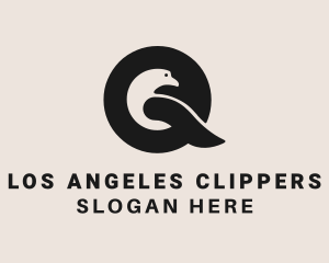 Animal - Bird Aviary Letter Q logo design