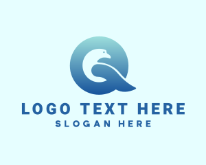 Avian - Bird Aviary Letter Q logo design