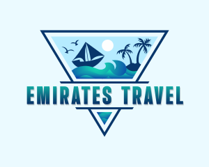 Ocean Boat Travel logo design