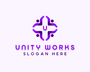 Collaboration - Unity Support Foundation logo design