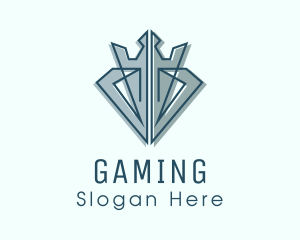 Elegant Crown Gem Logo