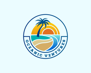 Ocean Beach Coast logo design