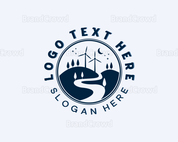 Wind Turbine Road Trip Logo