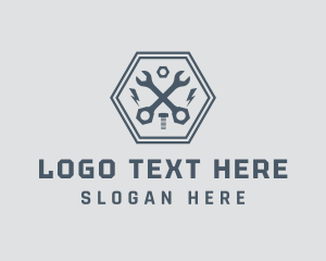 Mechanic - Engine Mechanic Tools logo design