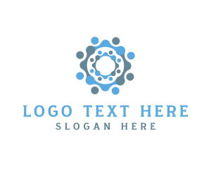 Blue - Bubble Laundry Technology logo design