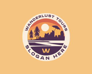 City Travel Agency Tour logo design