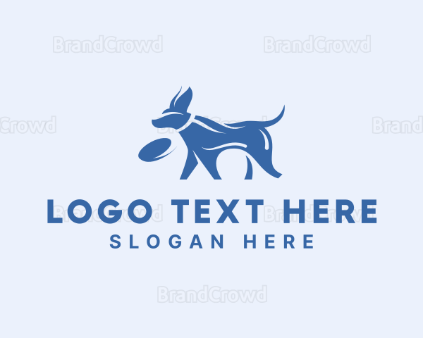 Blue Puppy Dog Logo