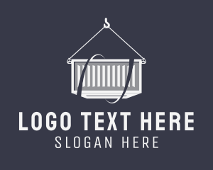 Stockroom - Drop Shipping Container logo design
