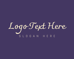 Stationery Calligraphy Business Logo