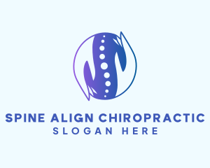 Spine Hand Therapist logo design