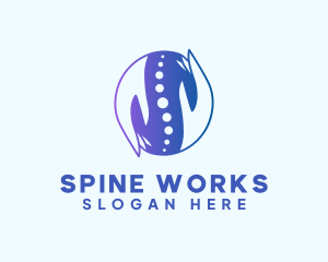 Spine - Spine Hand Therapist logo design