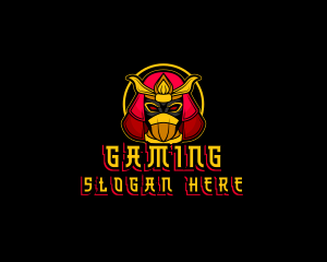 Samurai Warrior Gaming logo design