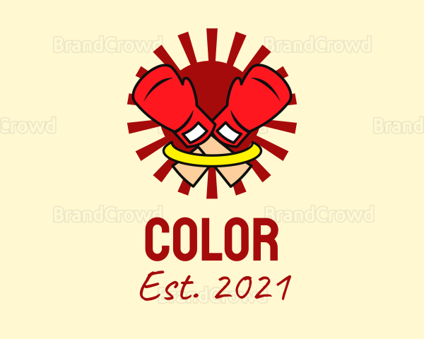 Sun Boxing Gloves Logo
