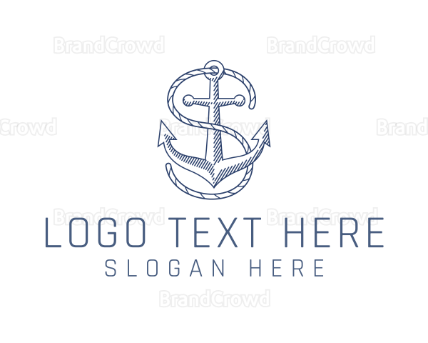 Marine Clothing Letter S Logo