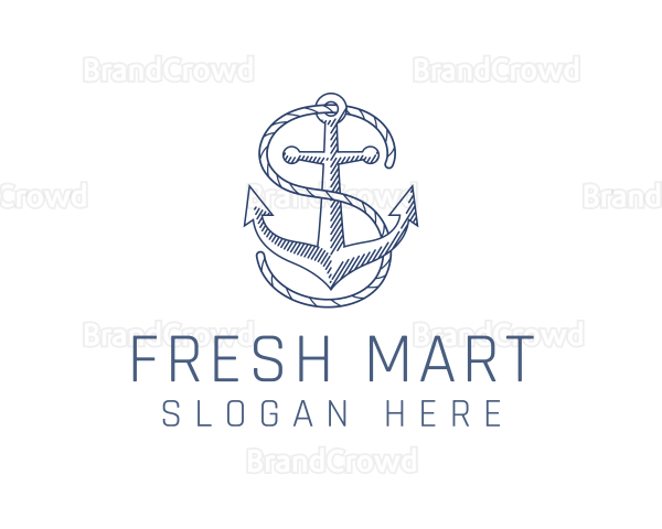 Marine Clothing Letter S Logo