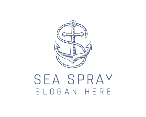 Marine Clothing Letter S logo design